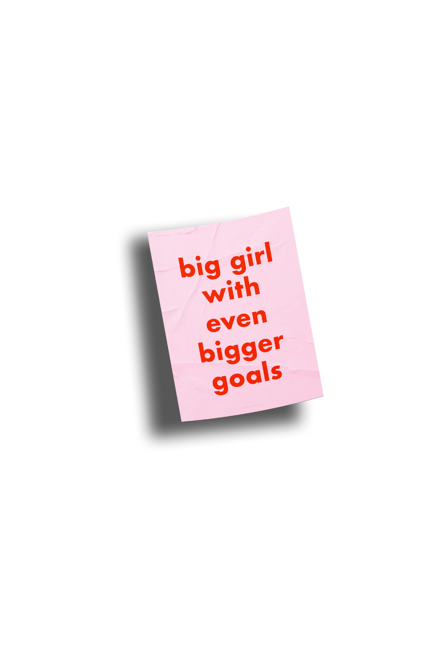 Big Goals Sticker