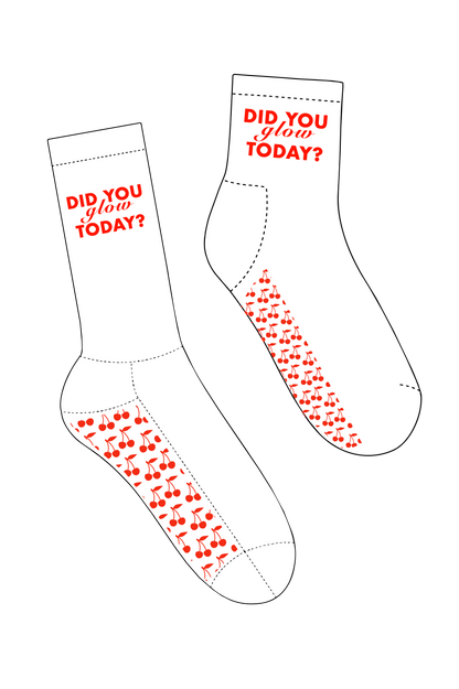 'Glow' Crew Socks