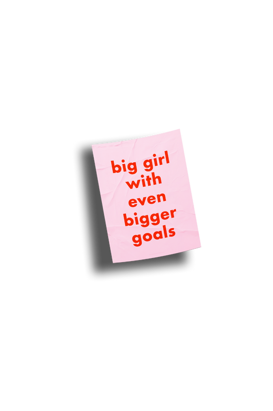 Big Goals Sticker