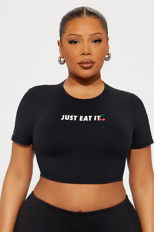 Just Eat It Fitted Tee